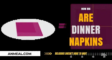 Perfect Dinner Napkin Size: A Guide to Choosing the Right Dimensions