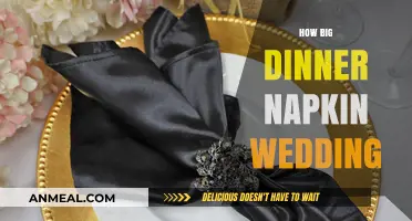 Elegant Big Dinner Napkin Ideas for Your Dream Wedding Celebration