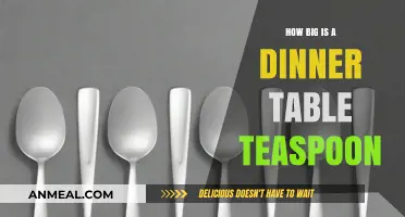 Understanding the Size of a Dinner Table Teaspoon: A Quick Guide