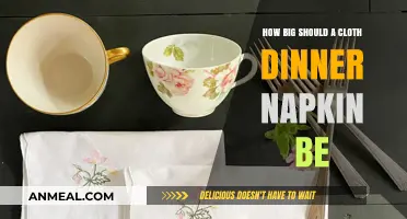 Choosing the Perfect Cloth Dinner Napkin Size for Your Table