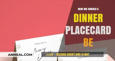 Perfect Dinner Placecard Size: Tips for Elegant Table Settings