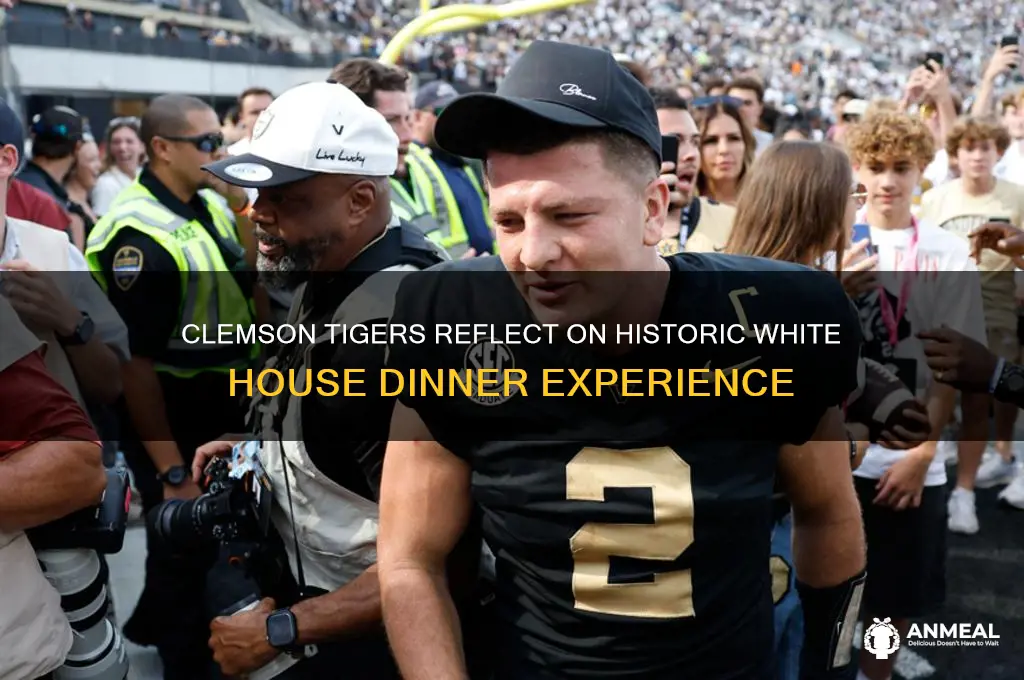 how clemson players feel after white house dinner