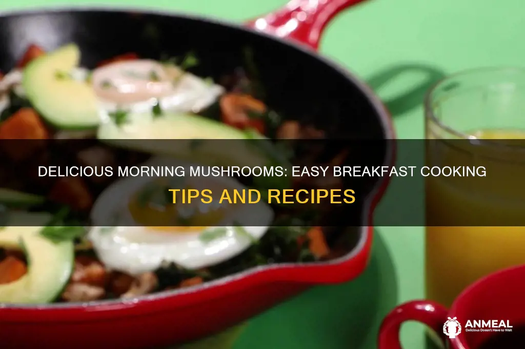 how cook mushrooms for breakfast