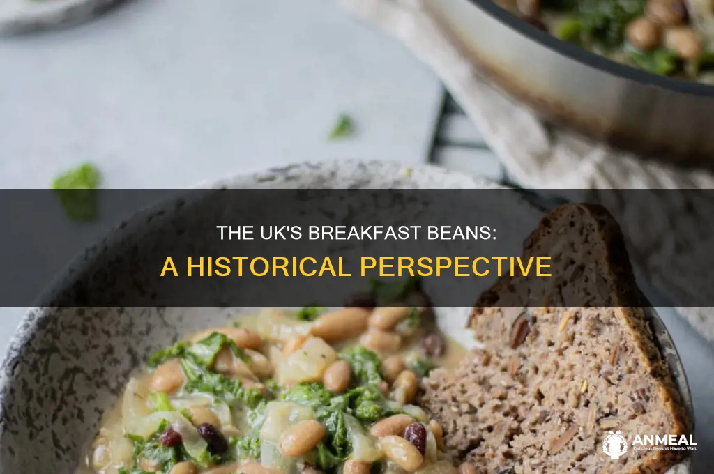 how did beans become a breakfast food in the uk