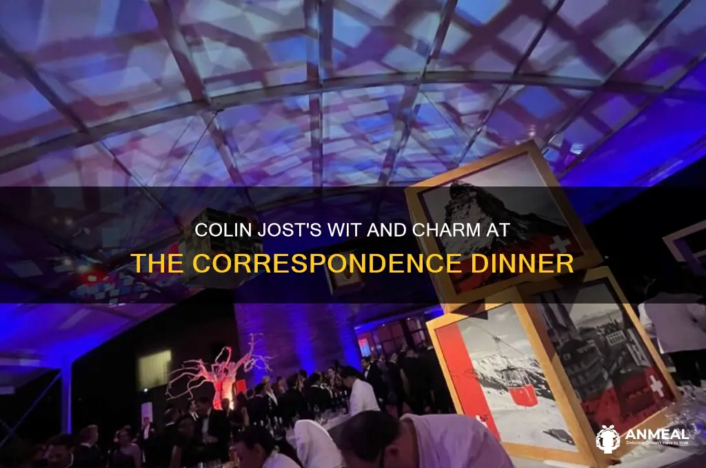 how did colin jost do at correspondence dinner