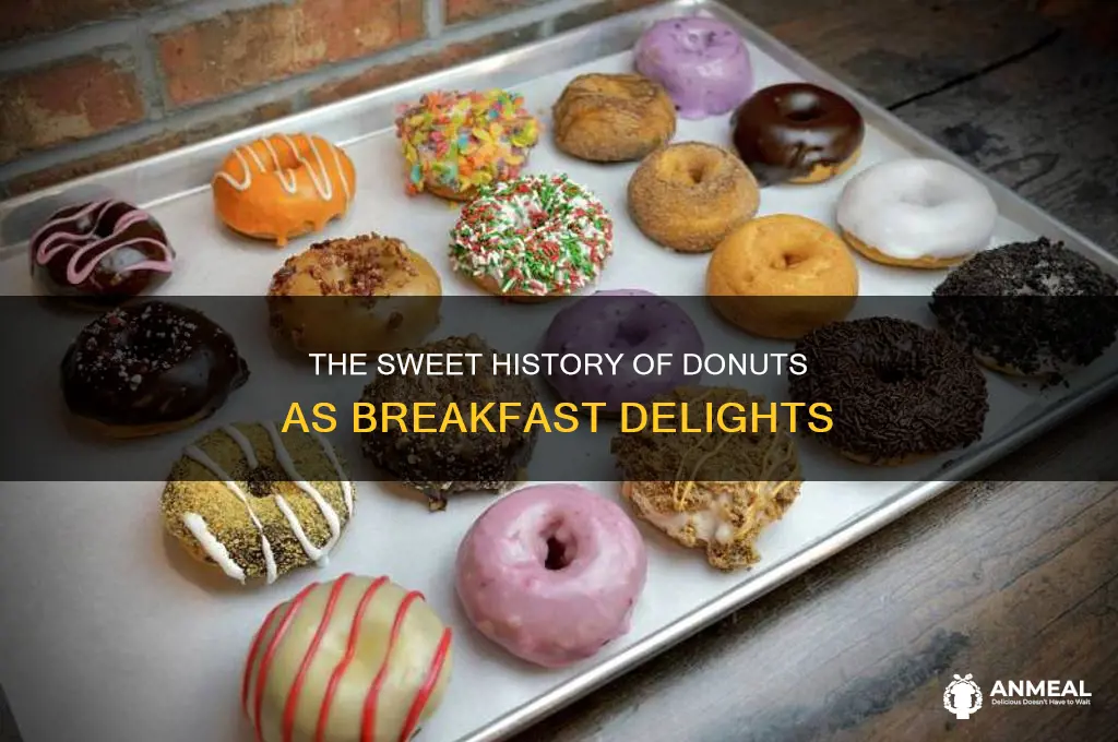 how did donuts became a breakfast food