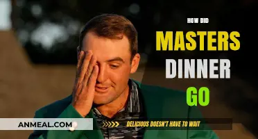 A Memorable Masters Dinner: Highlights, Surprises, and Unforgettable Moments