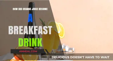 The Evolution of Orange Juice as a Breakfast Beverage