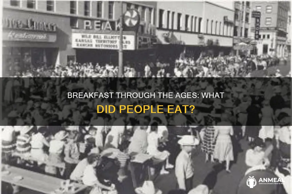 how did people use to say breakfast