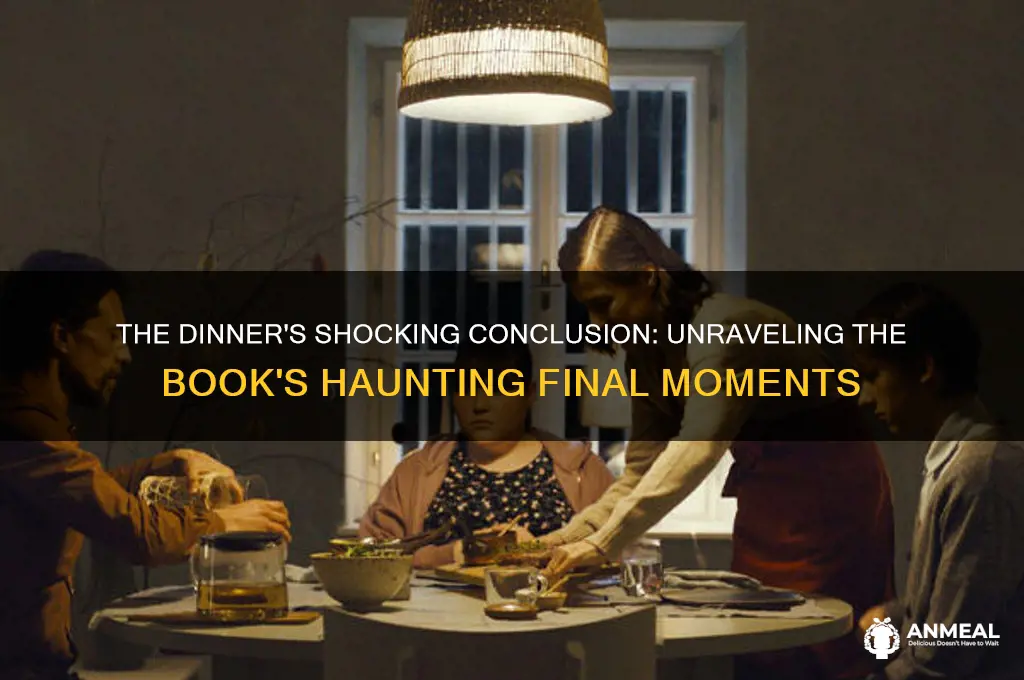 how did the book the dinner end