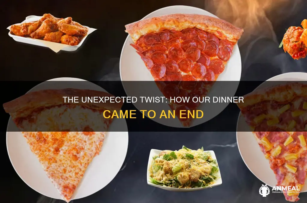 how did the dinner end