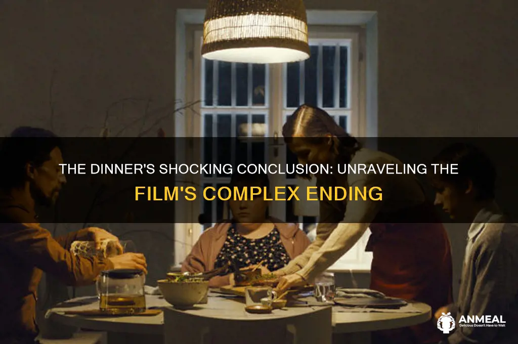 how did the movie the dinner end