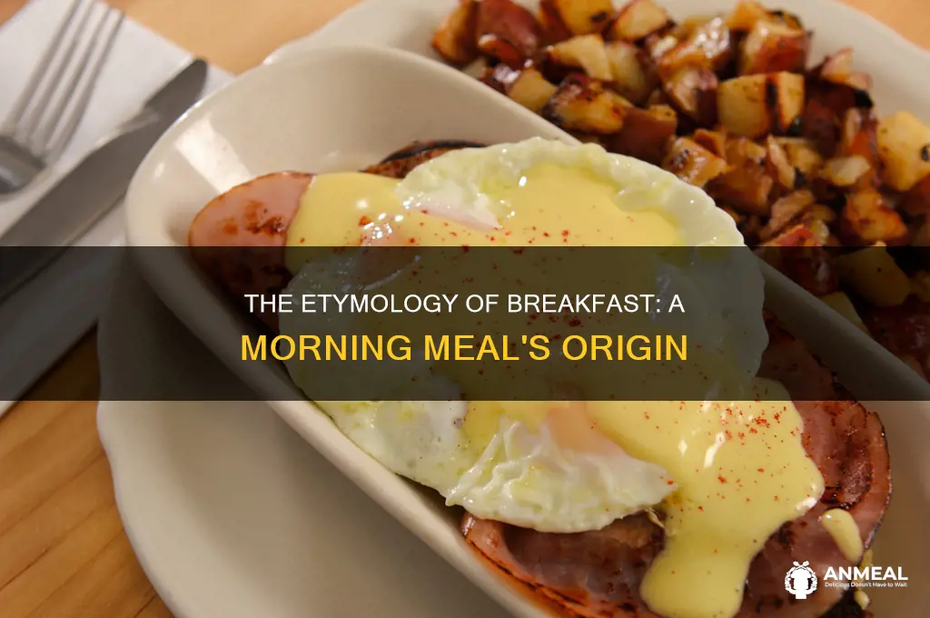 how did the word breakfast come about
