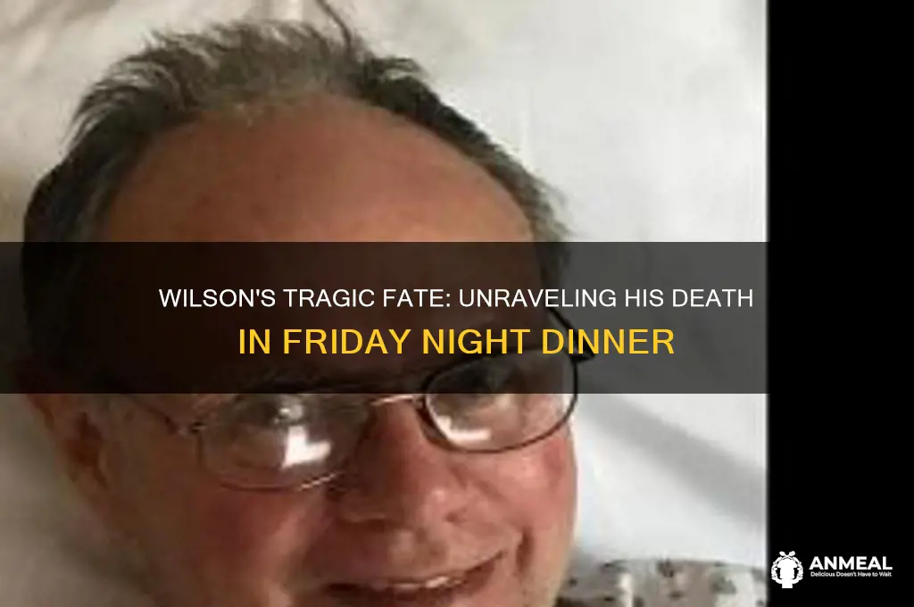how did wilson die friday night dinner