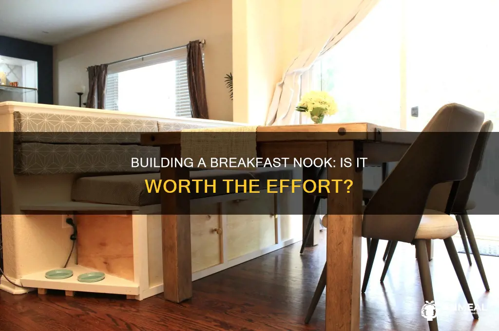 how difficult is it put together a breakfast nook