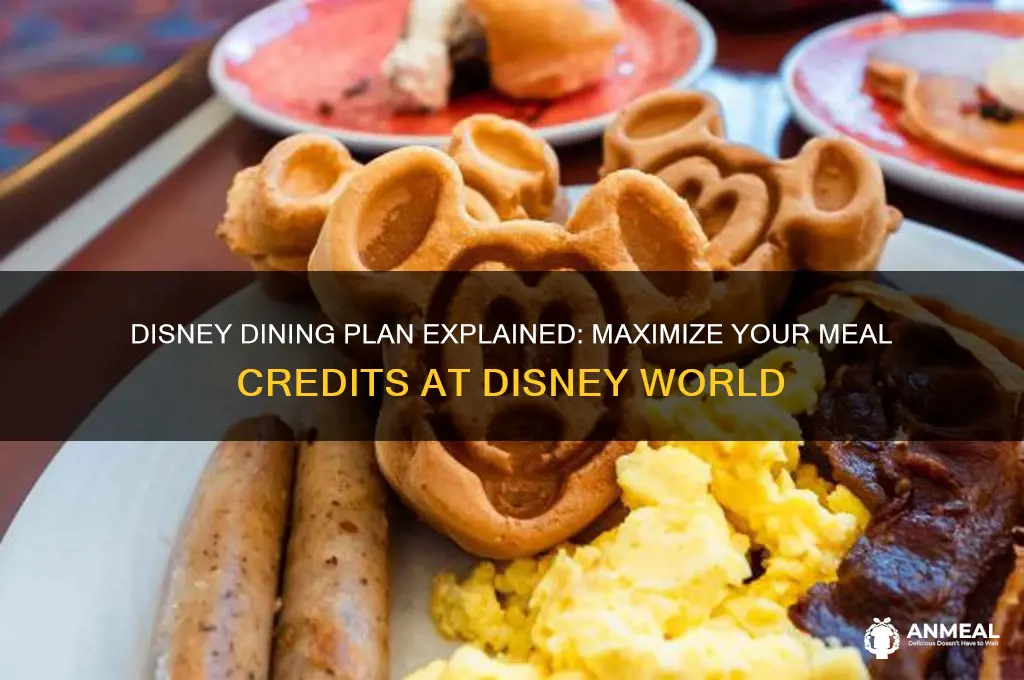 how disney dinner plan works