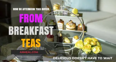 Afternoon Teas: A Relaxing Indulgence Unlike Breakfast Teas