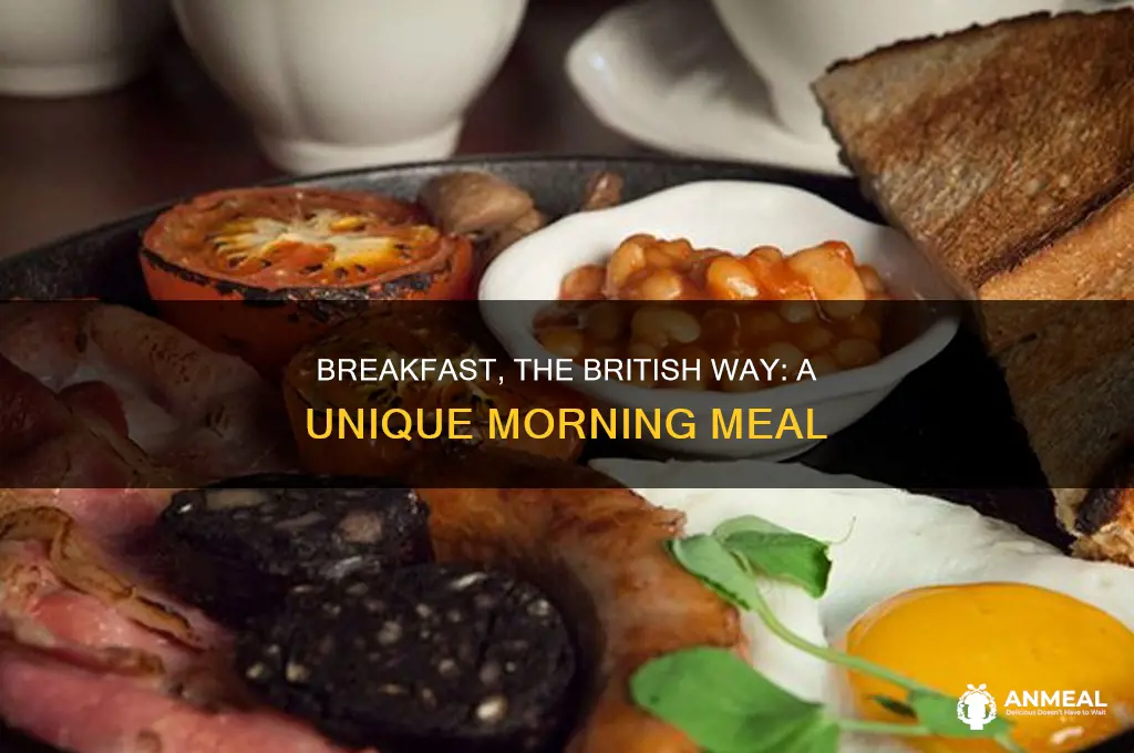 how do british people say breakfast