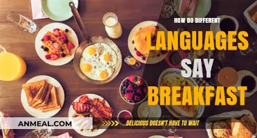 Breakfast Across Languages: A Cultural Exploration