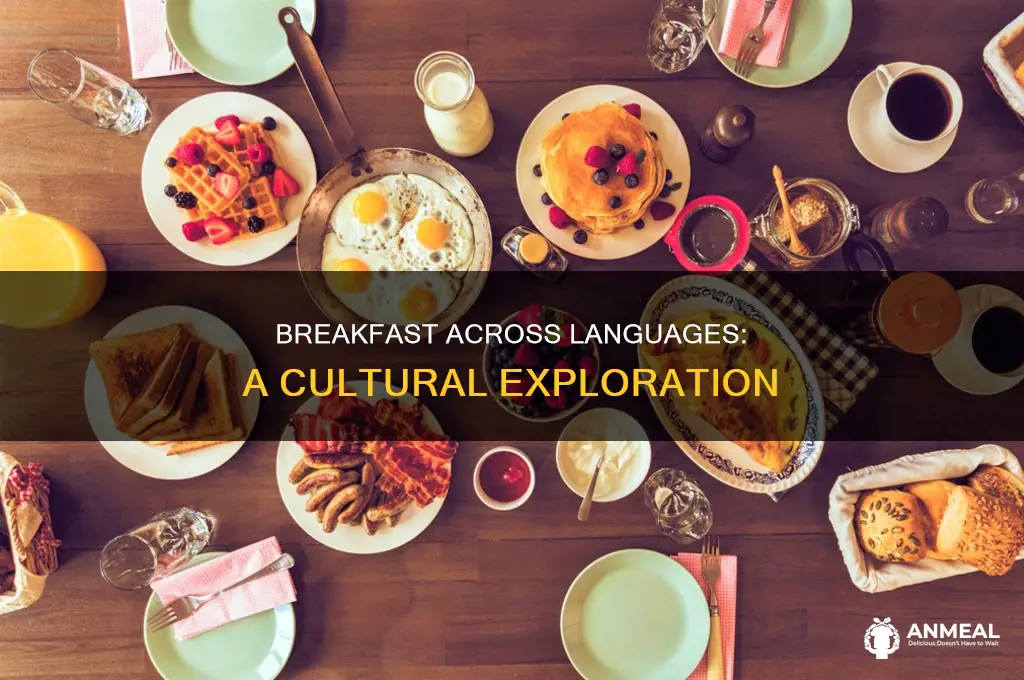 how do different languages say breakfast