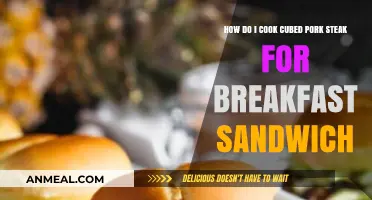 Pork Steak Breakfast Sandwich: A Quick Frying Guide