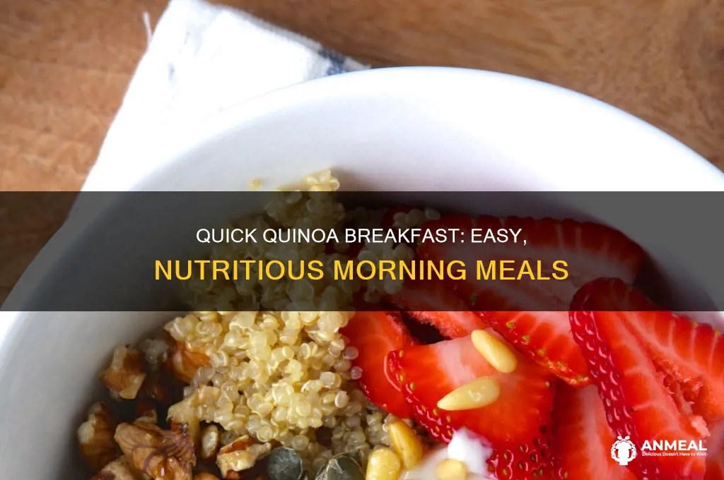 how do i cook quinoa for breakfast