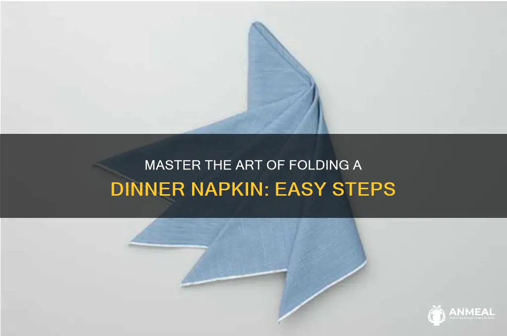 how do i fold a dinner napkin