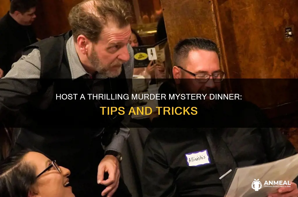 how do i host a murder mystery dinner