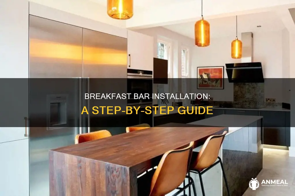 how do i install a breakfast bar