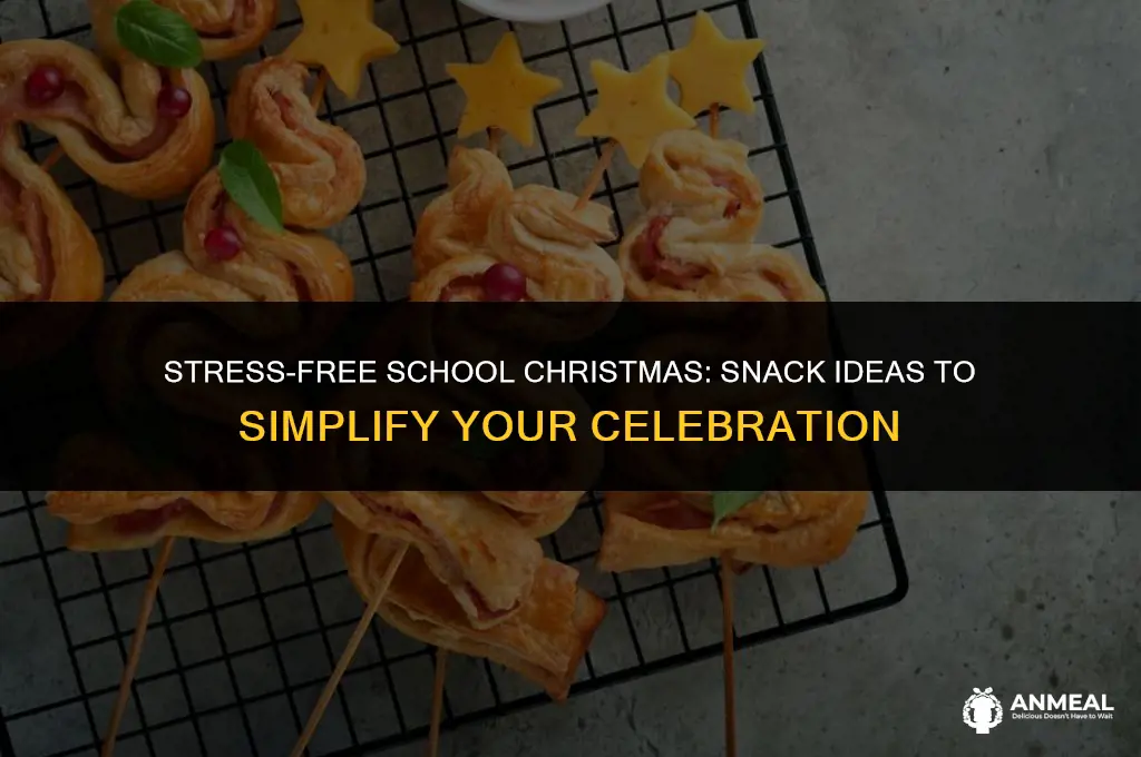 how do i make a school christmas easy with snacks