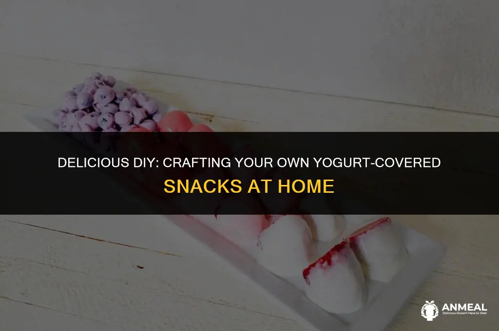 how do i make my own yogurt covered snacks