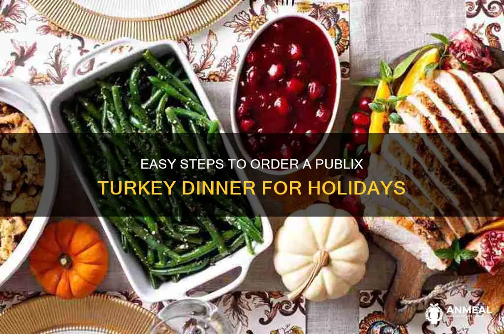 how do i order a turkey dinner from publix