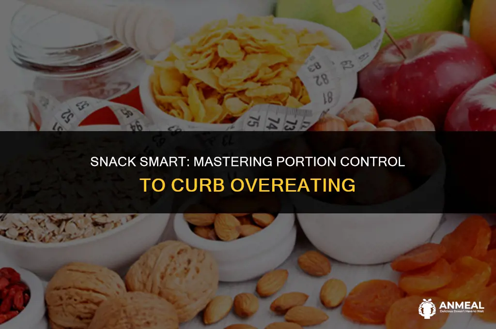 how do i portion my snacks from over eating
