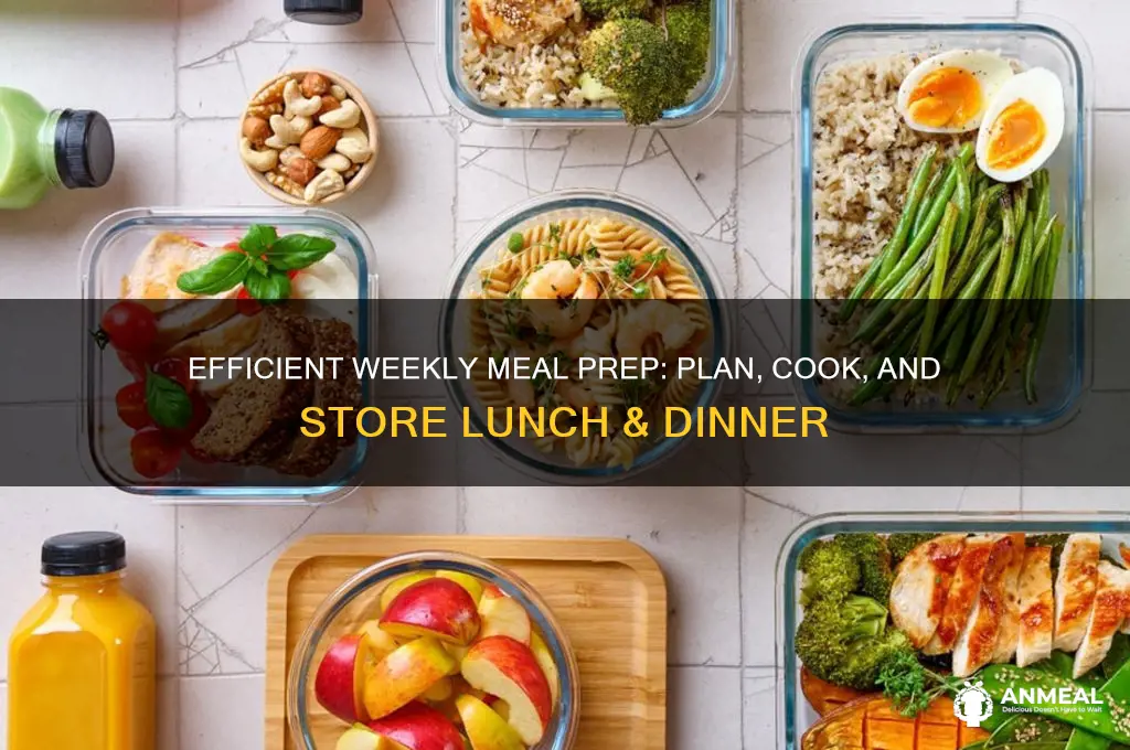 how do i prepare lunch and dinner for a week