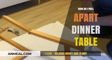 Step-by-Step Guide to Disassembling Your Dinner Table Safely and Easily