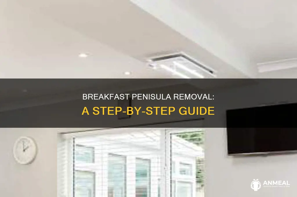 how do i remove a breakfast penisula