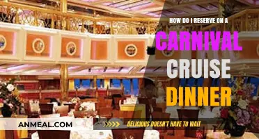 Reserve Your Carnival Cruise Dinner: A Step-by-Step Guide