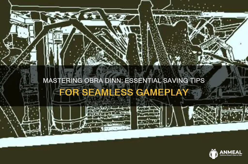 how do i save in obra dinn
