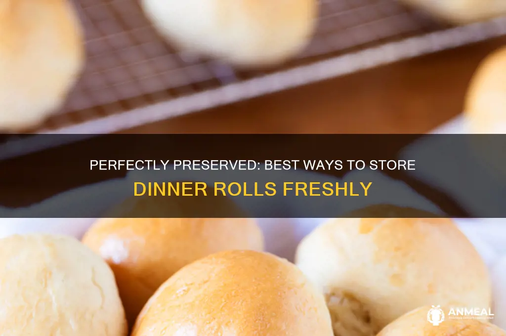 how do i store dinner rolls