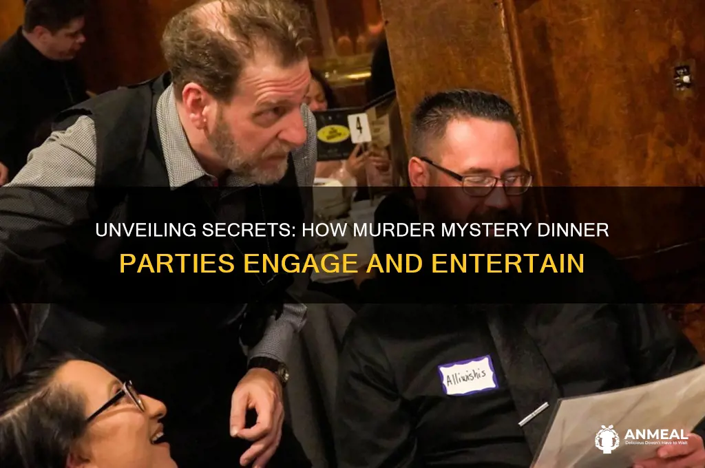 how do murder mystery dinner parties work