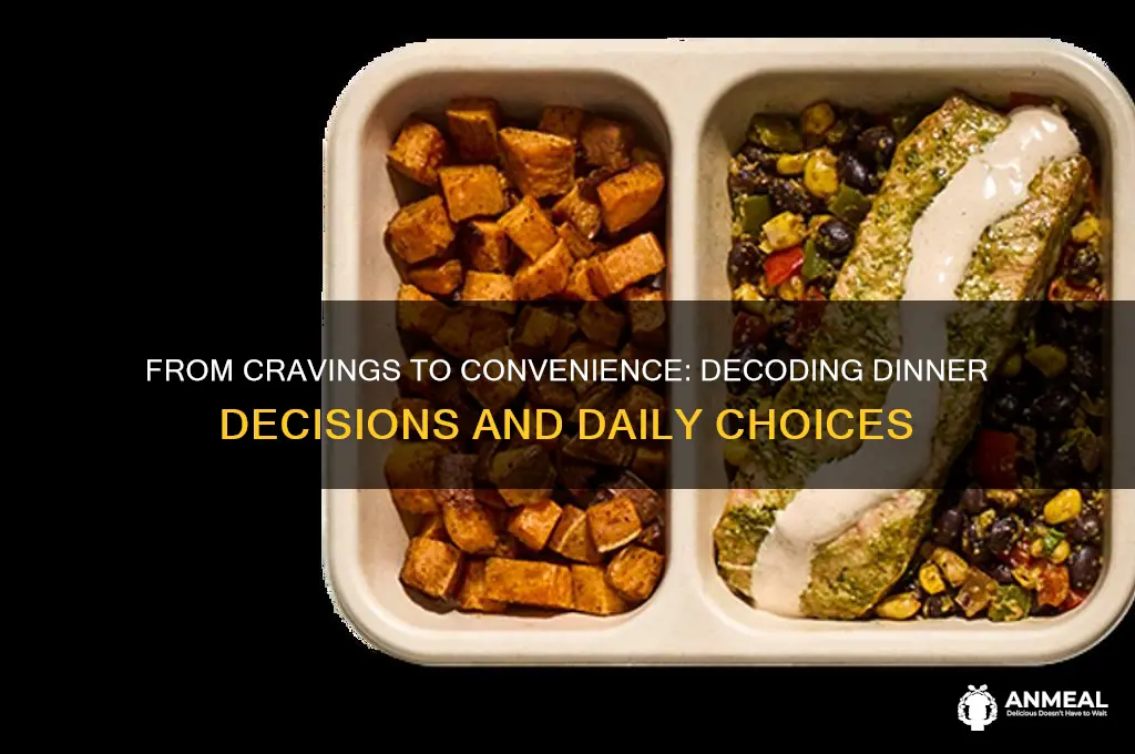 how do people decide what to have for dinner