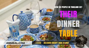Thai Dining Etiquette: Setting the Perfect Dinner Table in Thailand