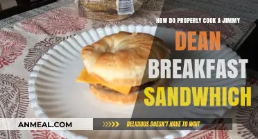 Quickly Cook a Delicious Jimmy Dean Breakfast Sandwich