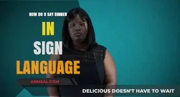 Signing Dinner: A Simple Guide to Expressing 'Dinner' in Sign Language