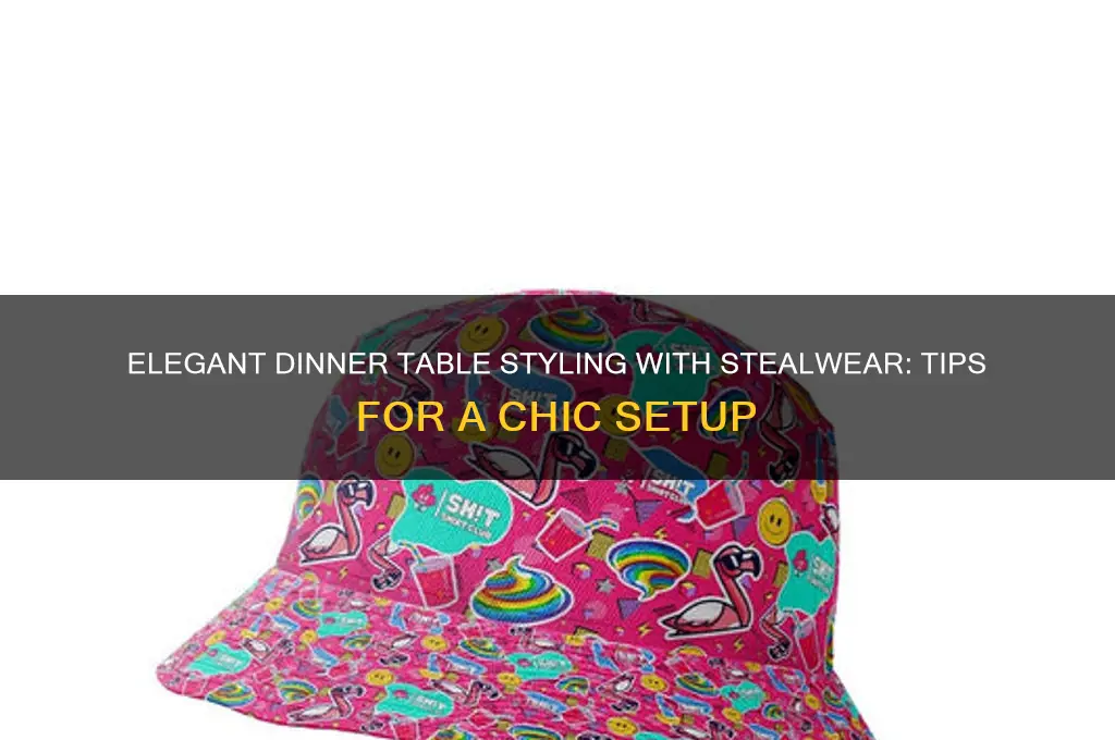 how do we organize dinner table about stealwears