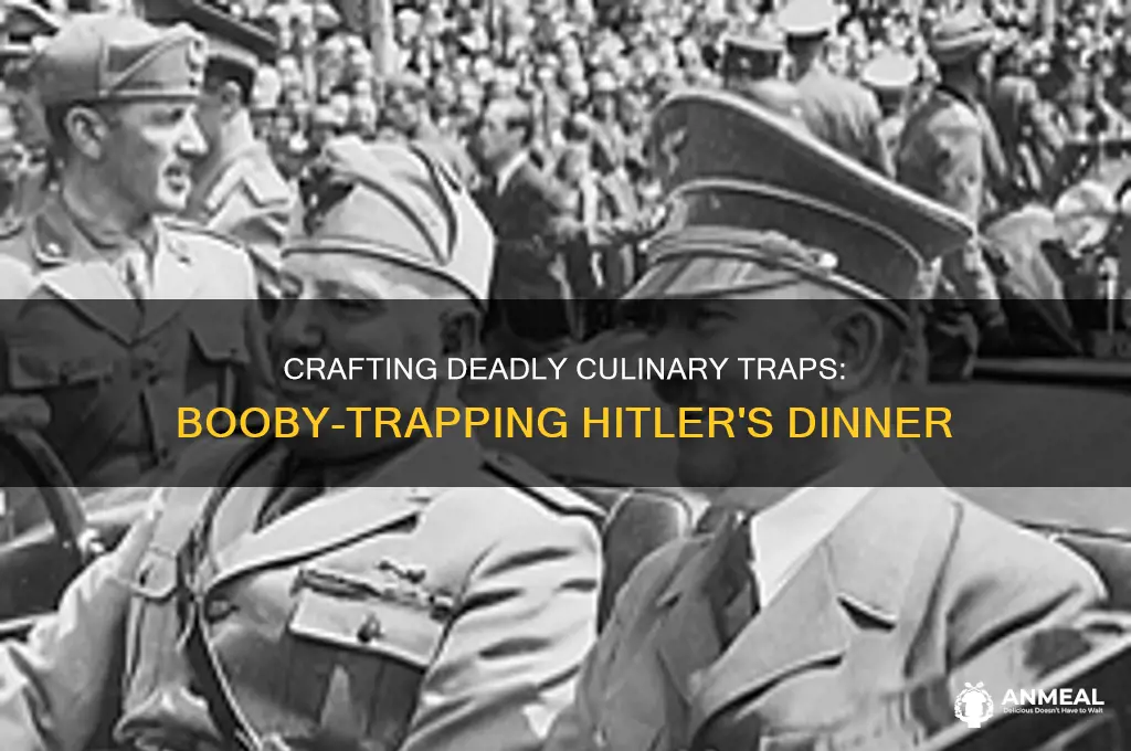 how do you booby-trap hitler