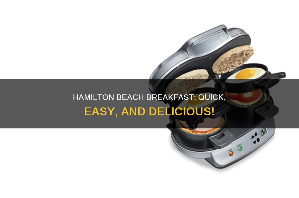how do you breakfast hamilton beach