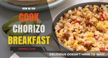 Sizzling Chorizo Breakfast: A Tasty Morning Treat