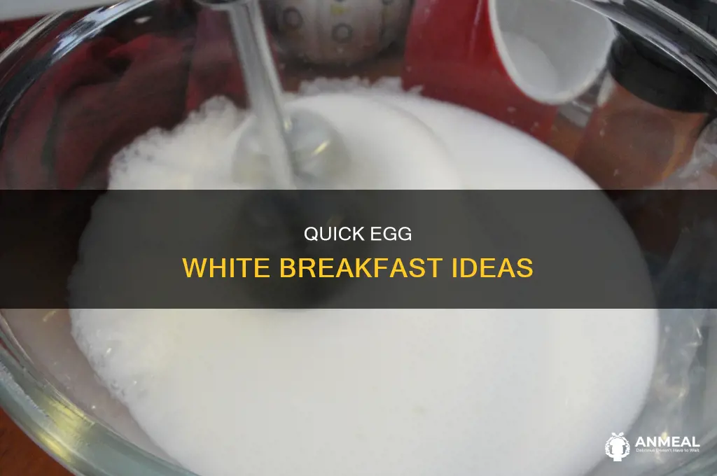 how do you cook egg whites for breakfast