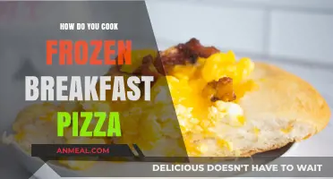Quick Breakfast Pizza: From Freezer to Plate